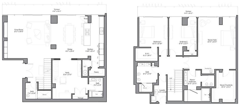 Ritz-Carlton Residences floor plans - new developments at Miami Beach