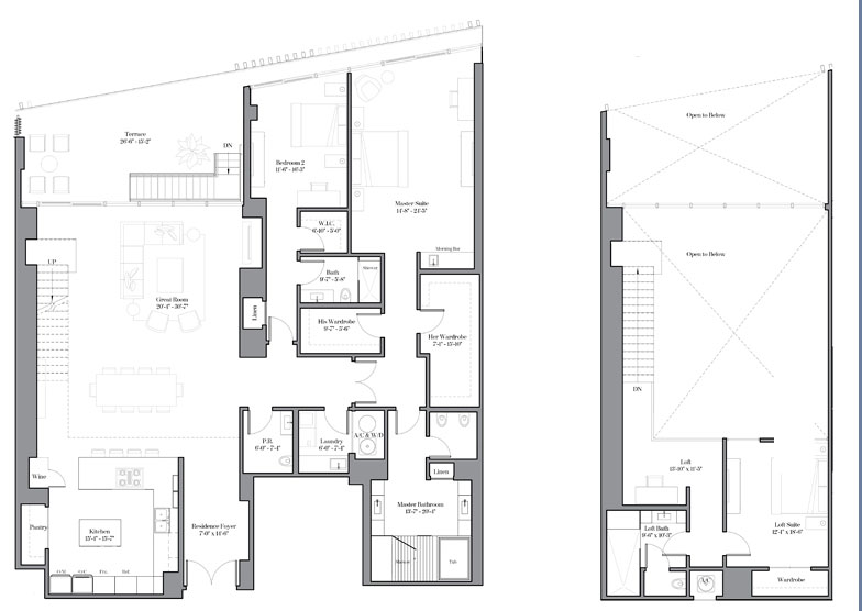 Ritz-Carlton Residences floor plans - new developments at Miami Beach