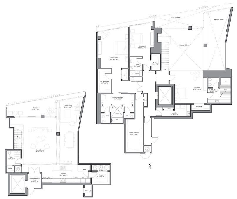 Ritz-Carlton Residences floor plans - new developments at Miami Beach