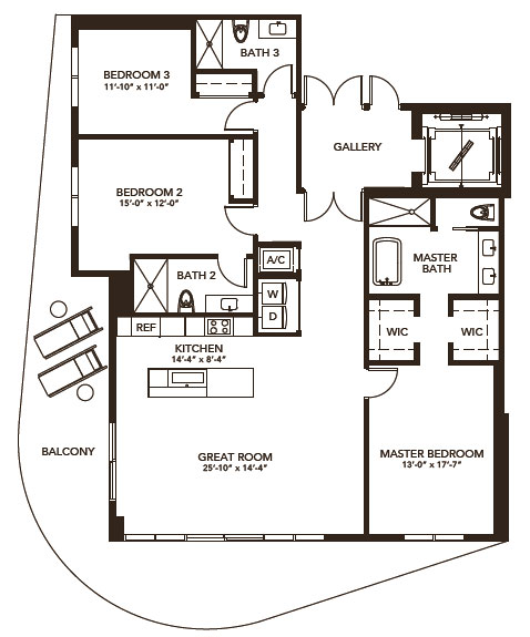 SABBIA Beach floor plans - new developments at Pompano Beach