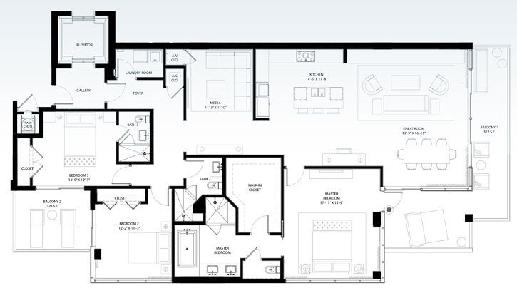 Sage Beach floor plans - new developments at Hollywood