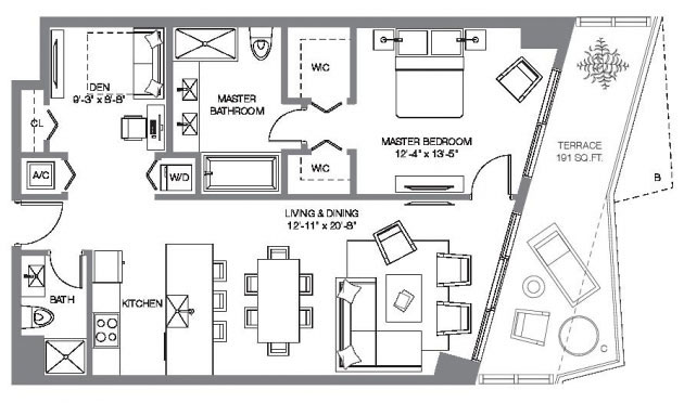 SLS Brickell floor plans - new developments at Miami