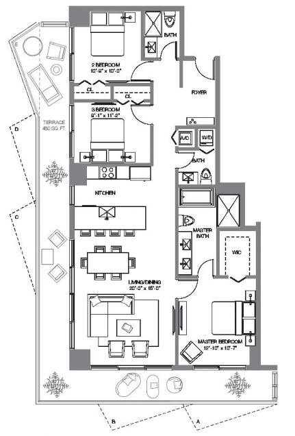 SLS Brickell floor plans - new developments at Miami