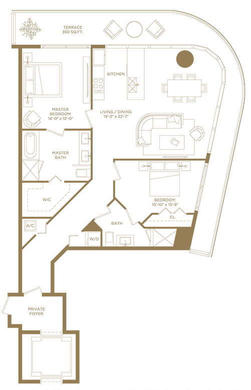 SLS Lux Brickell floor plans - new developments at Miami