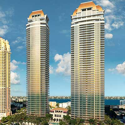 The Estates At Acqualina - new developments at Sunny Isles Beach