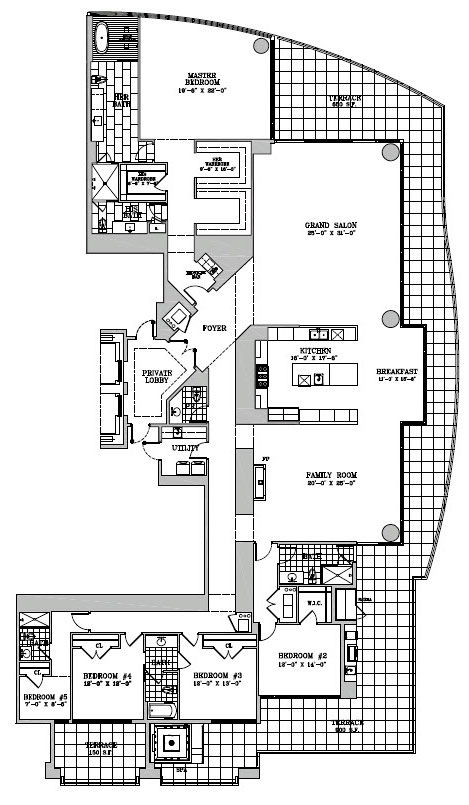 The Estates At Acqualina floor plans - new developments at Sunny Isles Beach