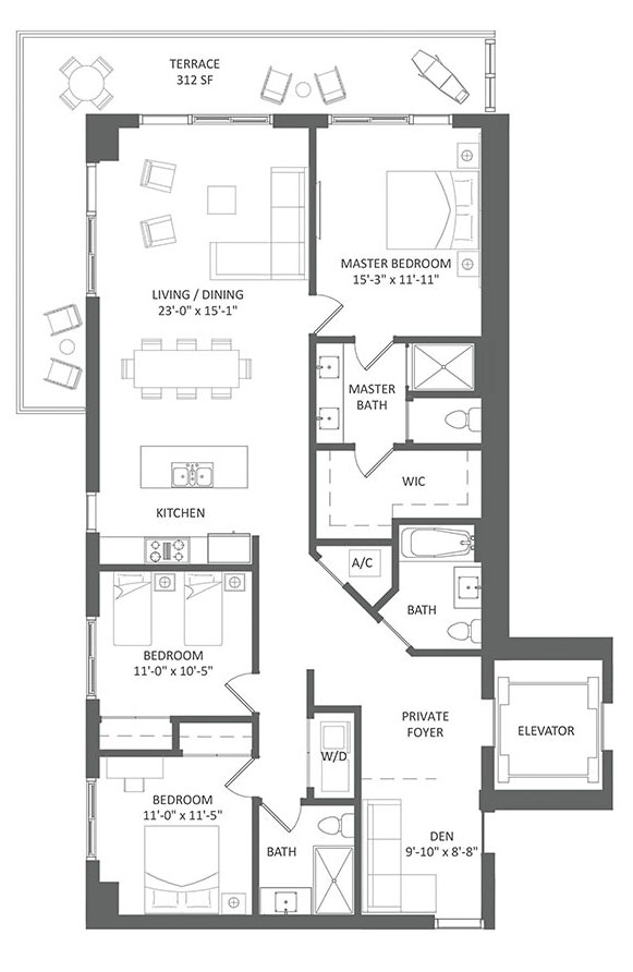 The Harbour floor plans - new developments at Miami