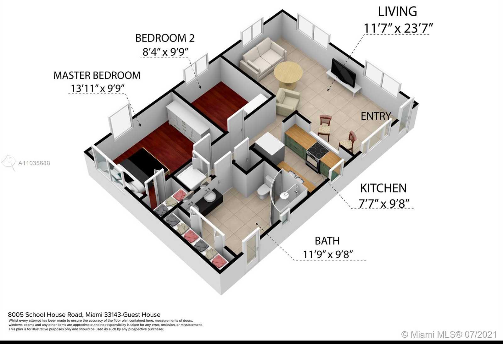 Small Image of 8005 SOUTH WEST 52ND AVE, Miami Number 44