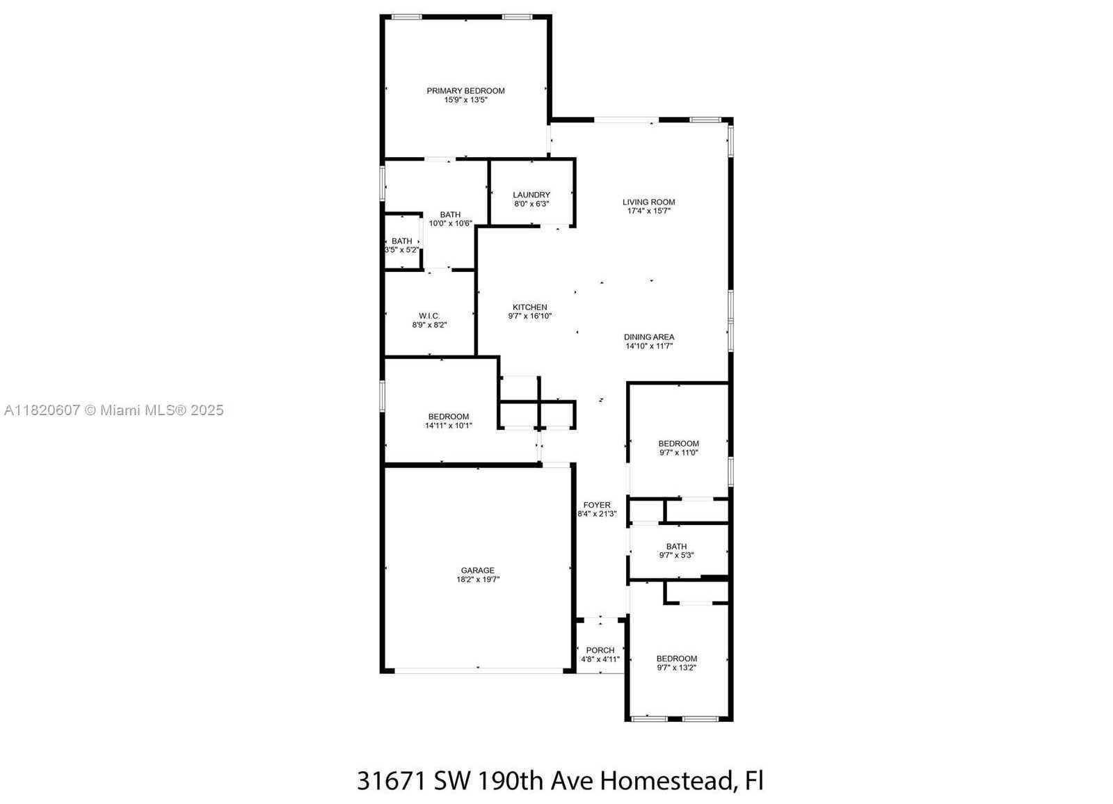 Small Image of 31671 SOUTH WEST 190TH CT, Homestead Number 32