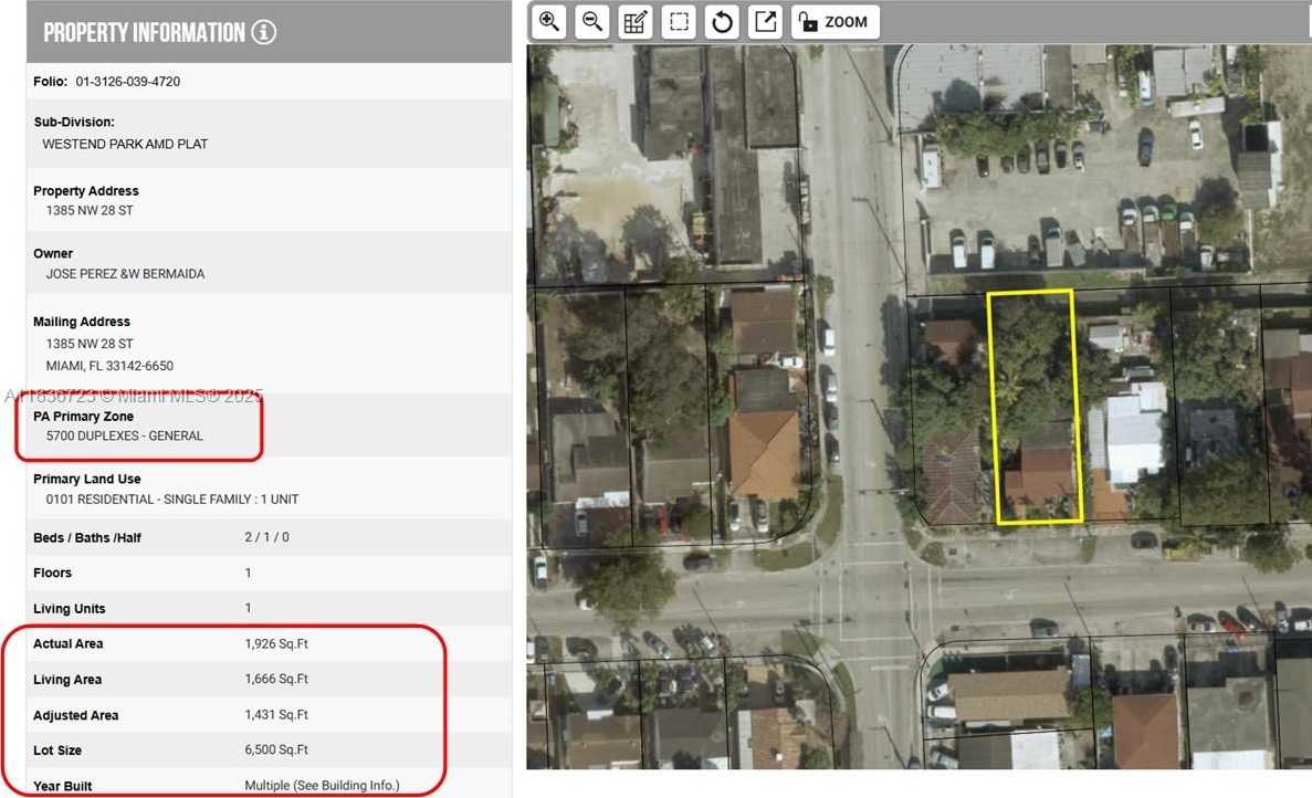 Small Image of 1385 NORTH WEST 28TH ST, Miami Number 4