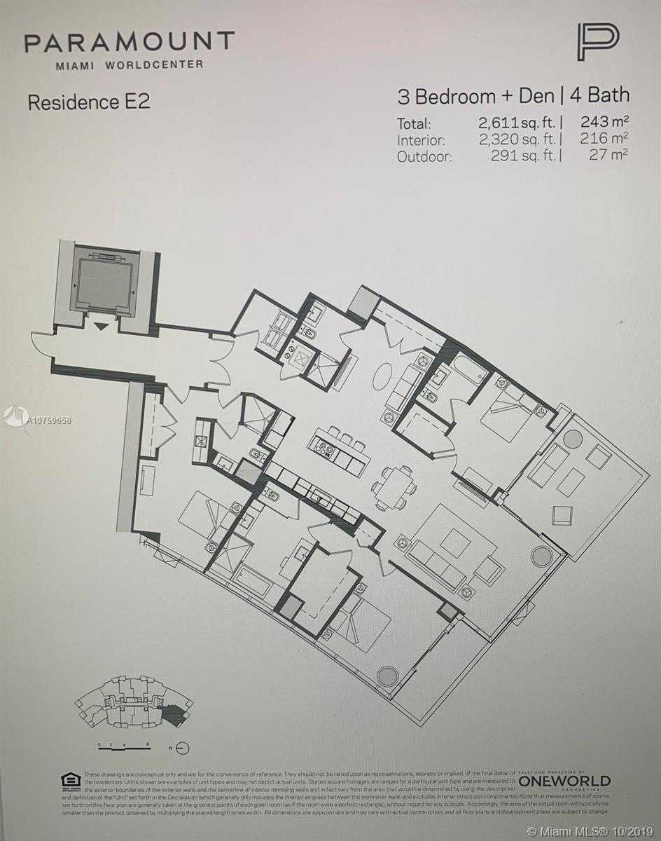 Small Image of 851 NORTH EAST 1 AVE #2512, Miami Number 9