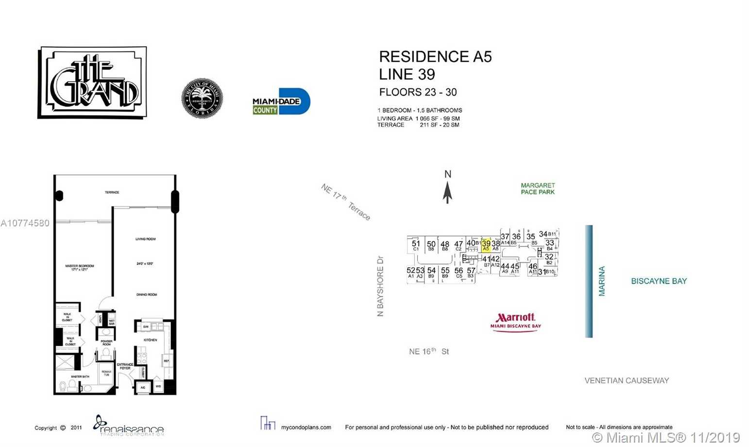 Small Image of 1717 NORTH BAYSHORE DR #A-2639, Miami Number 25