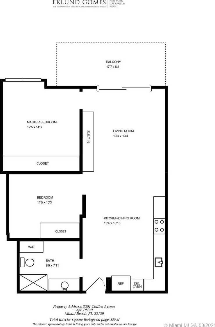 Small Image of 2301 COLLINS AVE #PH20, Miami Beach Number 19