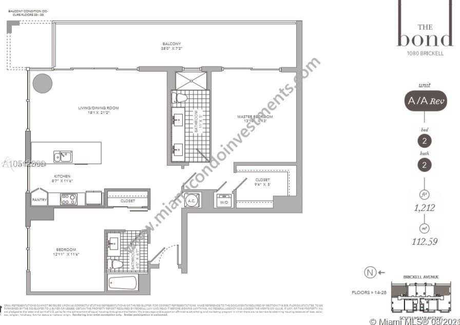 Small Image of 1080 BRICKELL AVE #1901, Miami Number 3