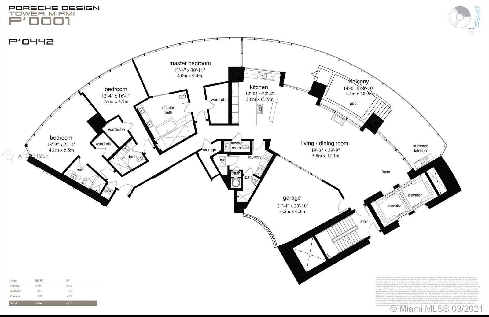 Small Image of 18555 COLLINS AVE #905, Sunny Isles Beach Number 59