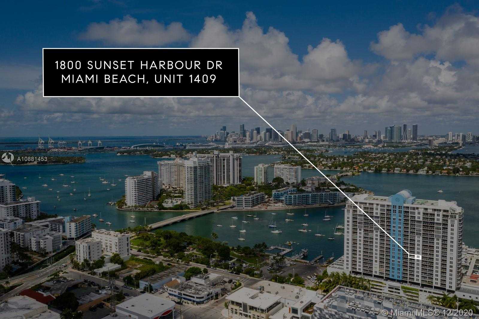 Small Image of 1800 SUNSET HARBOUR DR #1409, Miami Beach Number 2
