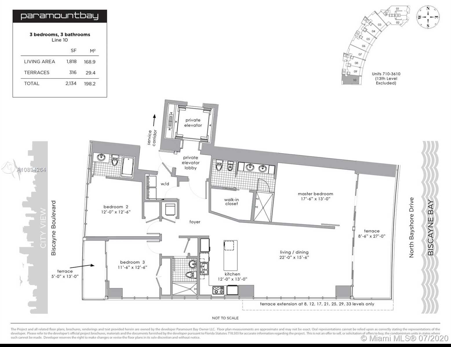 Small Image of 2020 NORTH BAYSHORE DR #3410, Miami Number 11