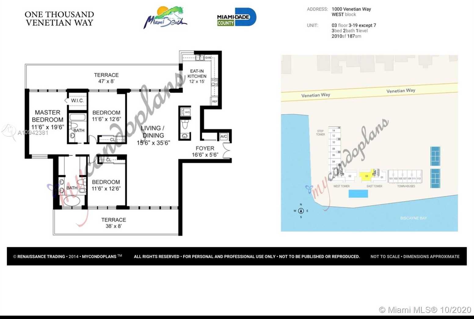 Small Image of 1000 VENETIAN WAY #1703, Miami Number 23