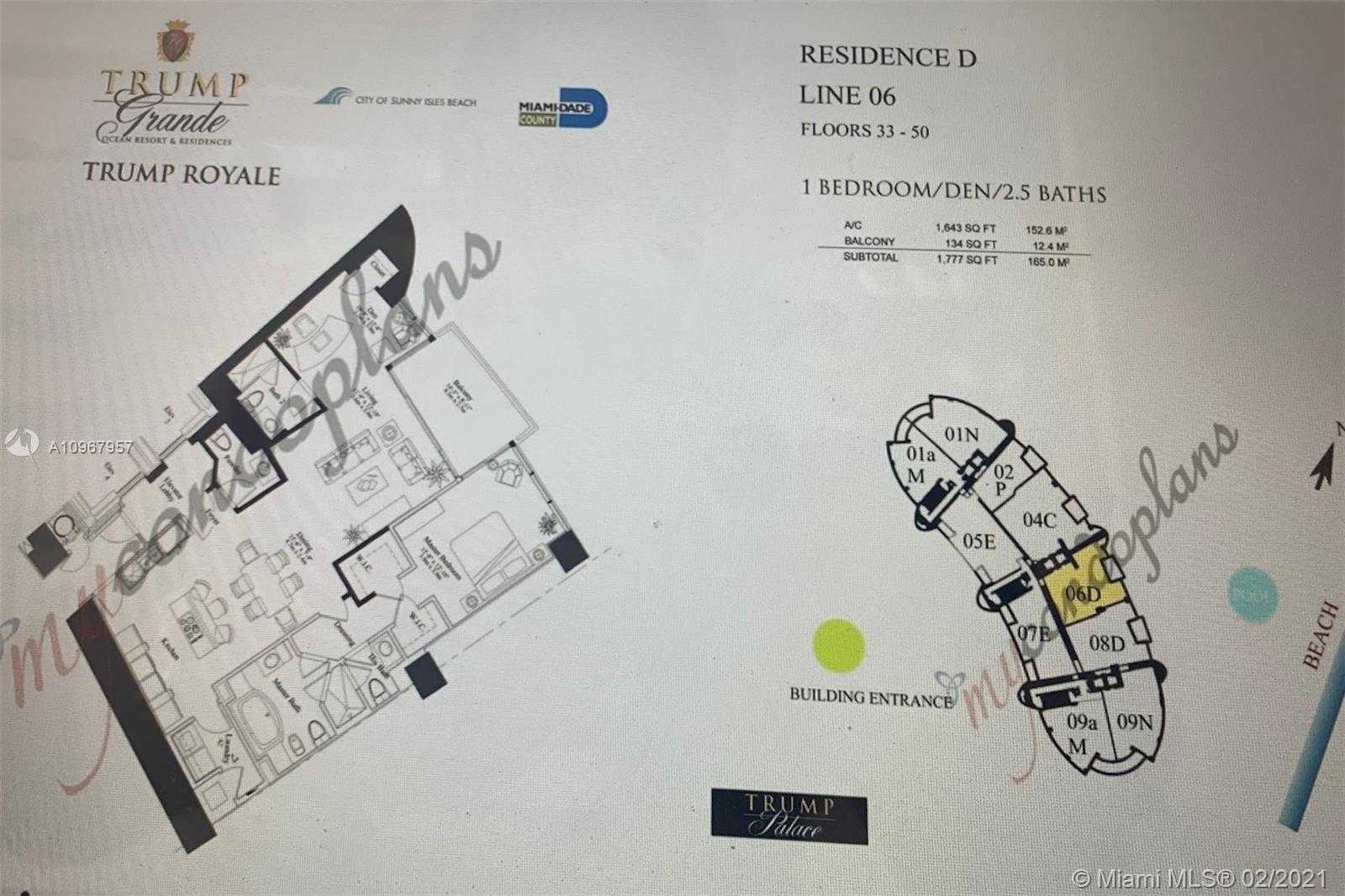 Small Image of 18201 COLLINS AVE #3406, Sunny Isles Beach Number 3