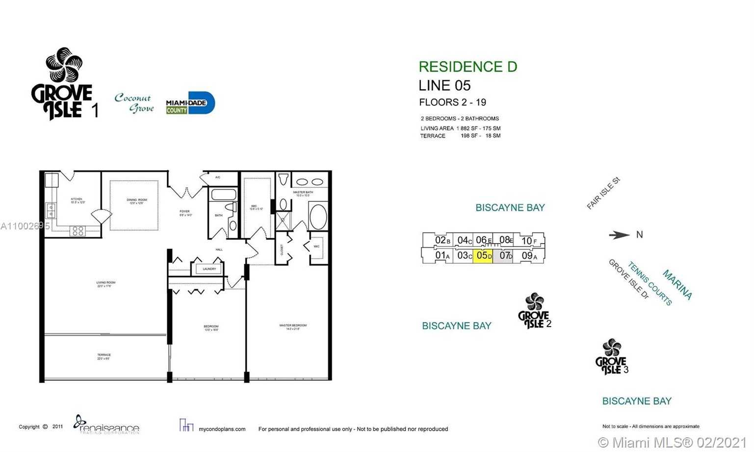 Small Image of 1 GROVE ISLE DR #A505, Coconut Grove Number 22