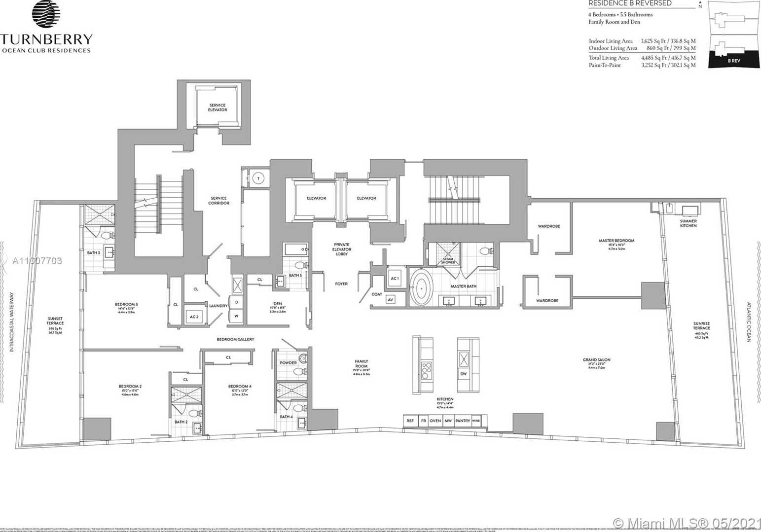 Small Image of 18501 COLLINS AVE #4104, Sunny Isles Beach Number 11