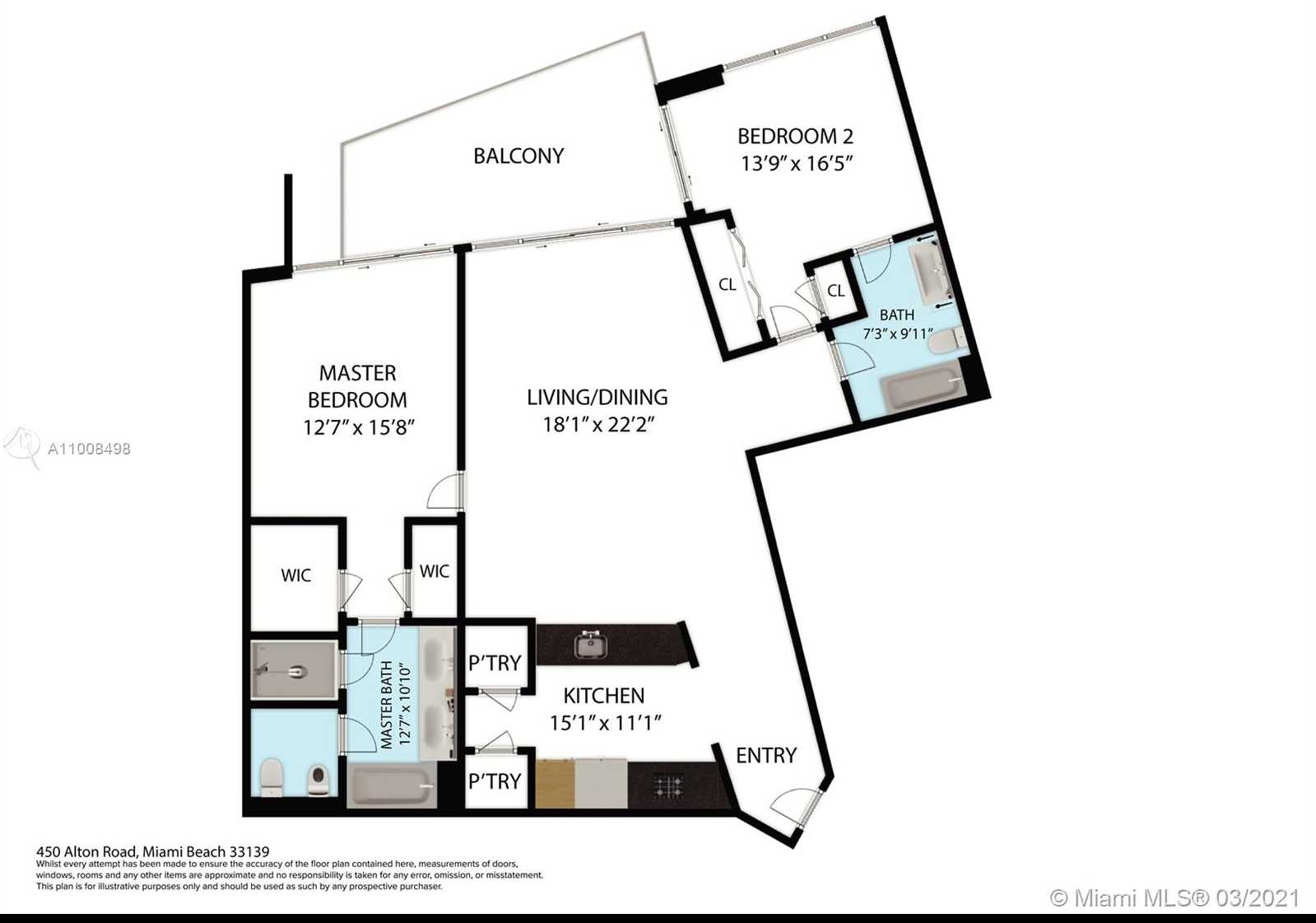 Small Image of 400 ALTON RD #1705, Miami Beach Number 22