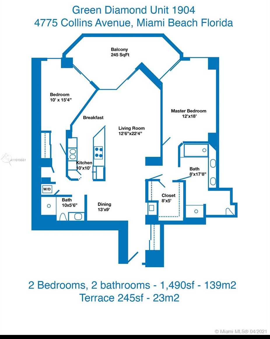 Small Image of 4775 COLLINS AVE #1904, Miami Beach Number 16