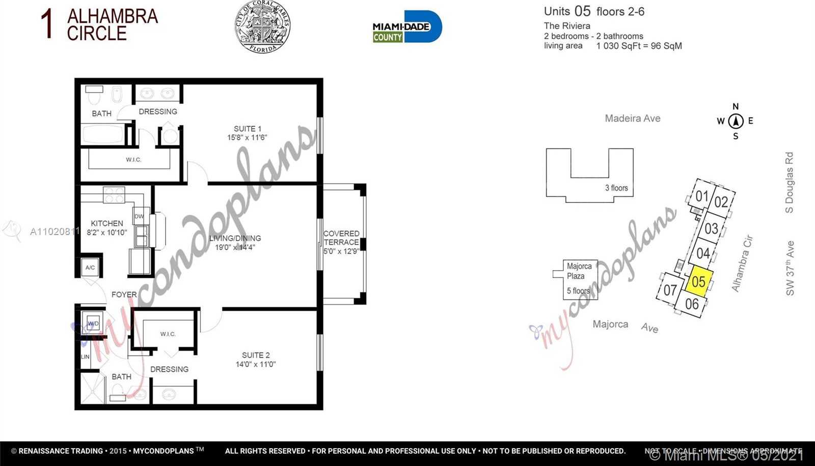 Small Image of 1 ALHAMBRA CIR #205, Coral Gables Number 20