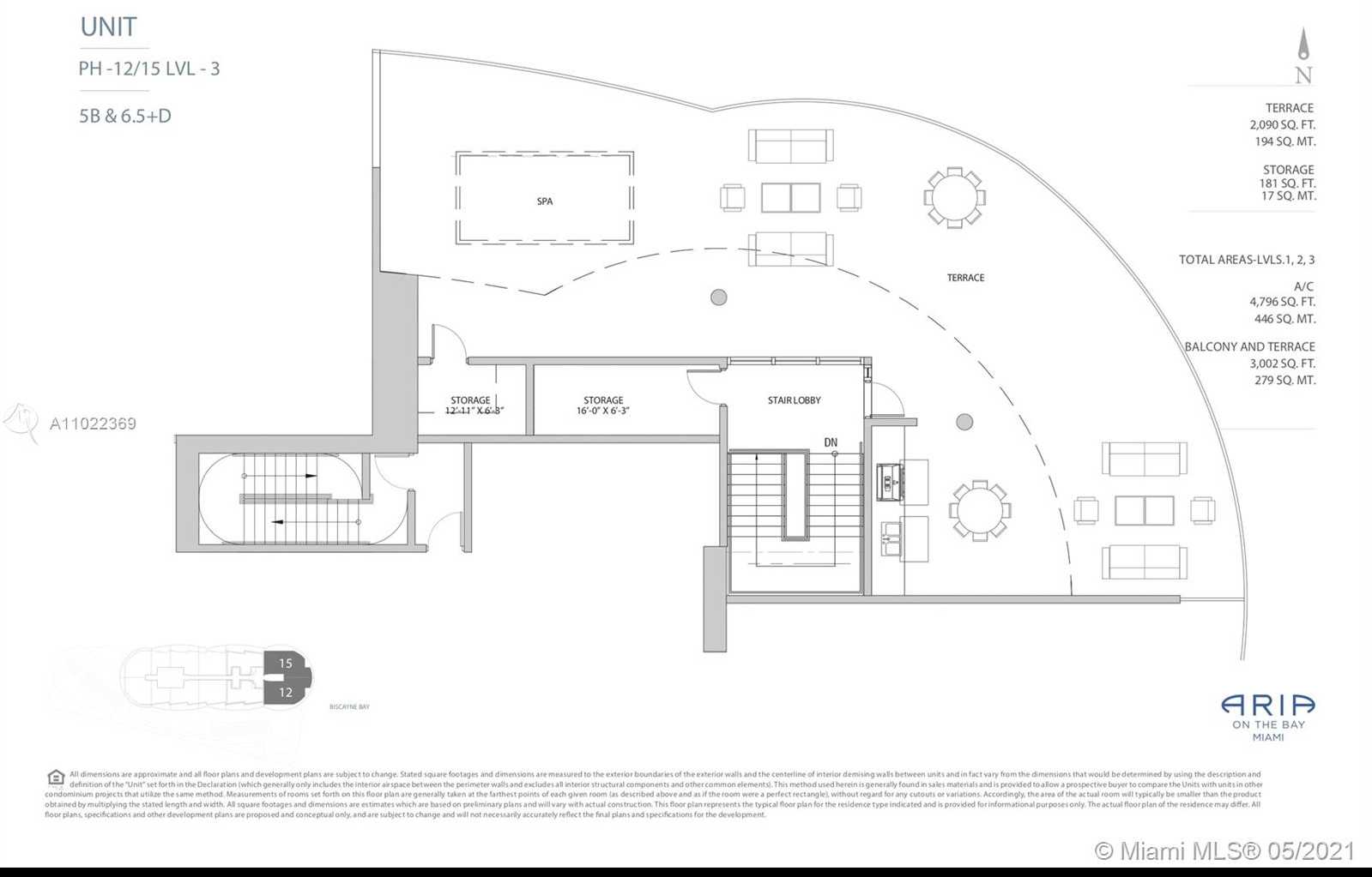 Small Image of 488 NORTH EAST 18TH ST #PH15, Miami Number 21