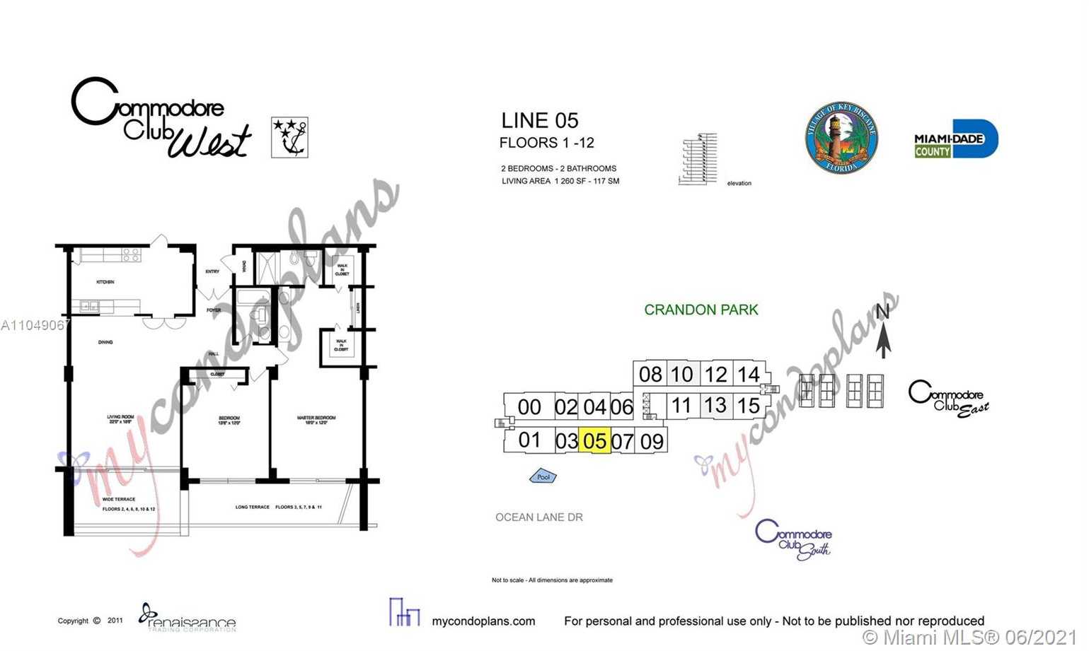 Small Image of 155 OCEAN LANE DR #1205/1203, Key Biscayne Number 40