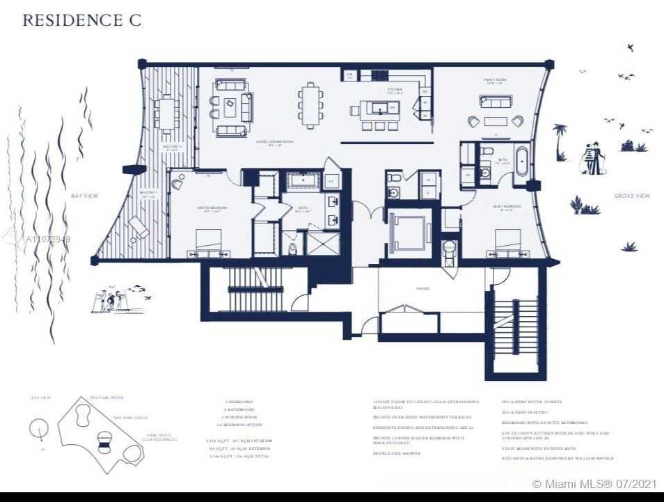 Small Image of 2821 SOUTH BAYSHORE DR #15C, Miami Number 36