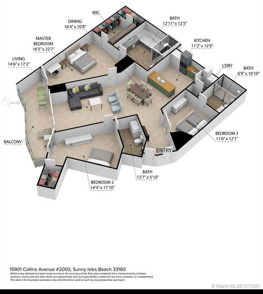 Small Image of 15901 COLLINS AVE #2003, Sunny Isles Beach Number 27