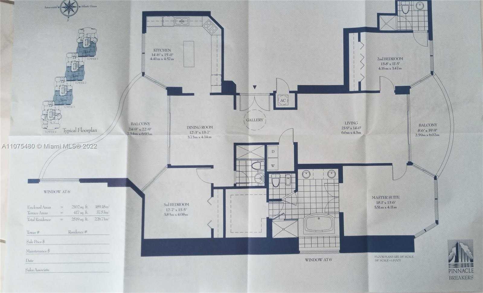 Small Image of 17555 COLLINS AVE #2403, Sunny Isles Beach Number 4