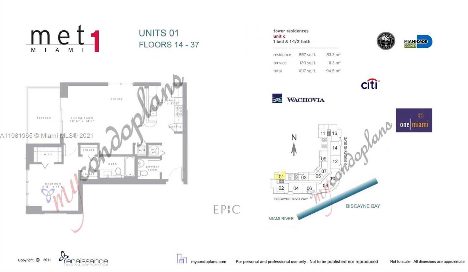 Small Image of 300 SOUTH BISCAYNE BLVD #T-2901, Miami Number 23
