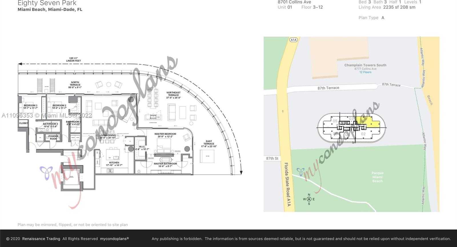 Small Image of 8701 COLLINS AVE #601, Miami Beach Number 18