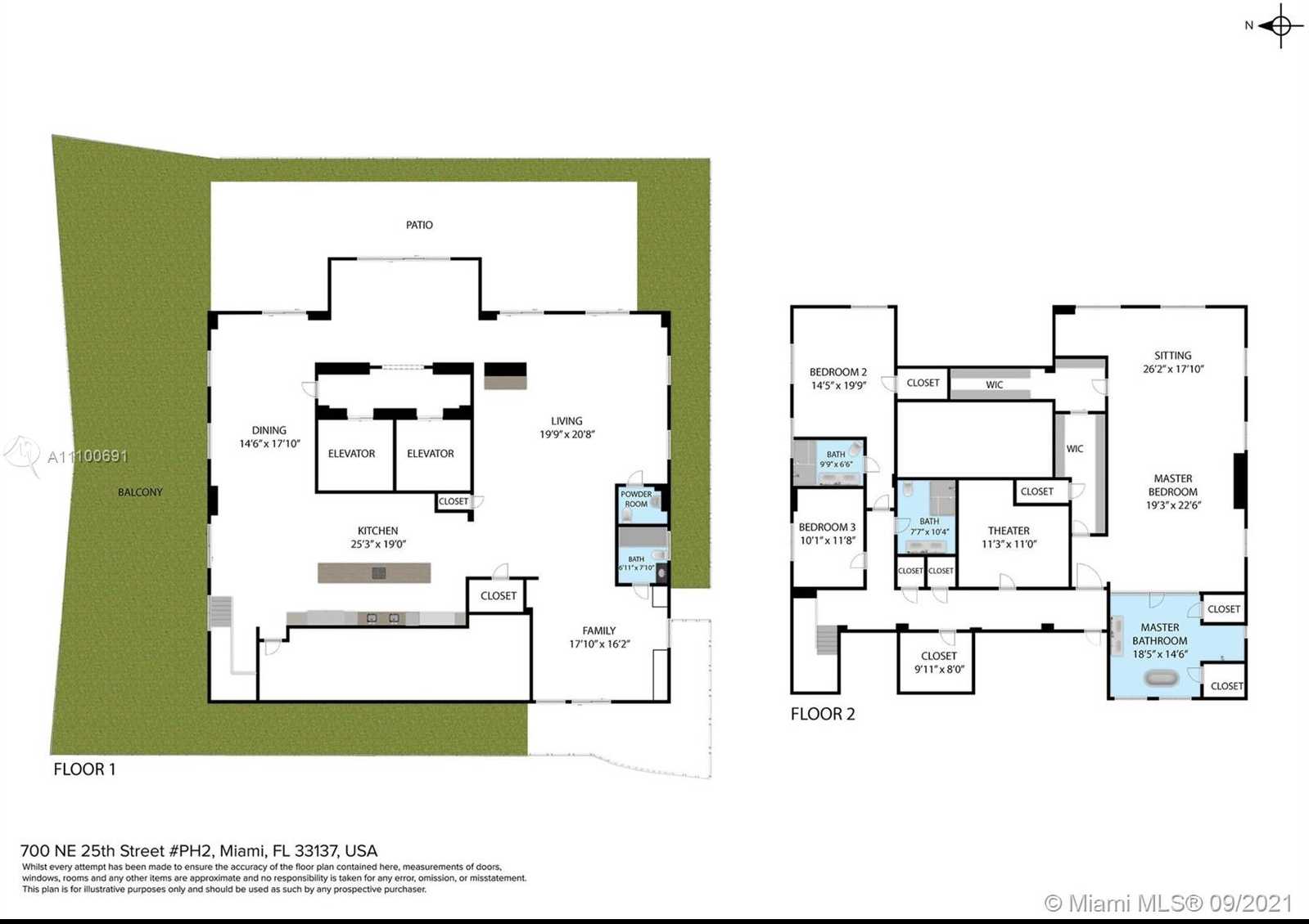 Small Image of 700 NORTH EAST 25TH ST #PH 2, Miami Number 33