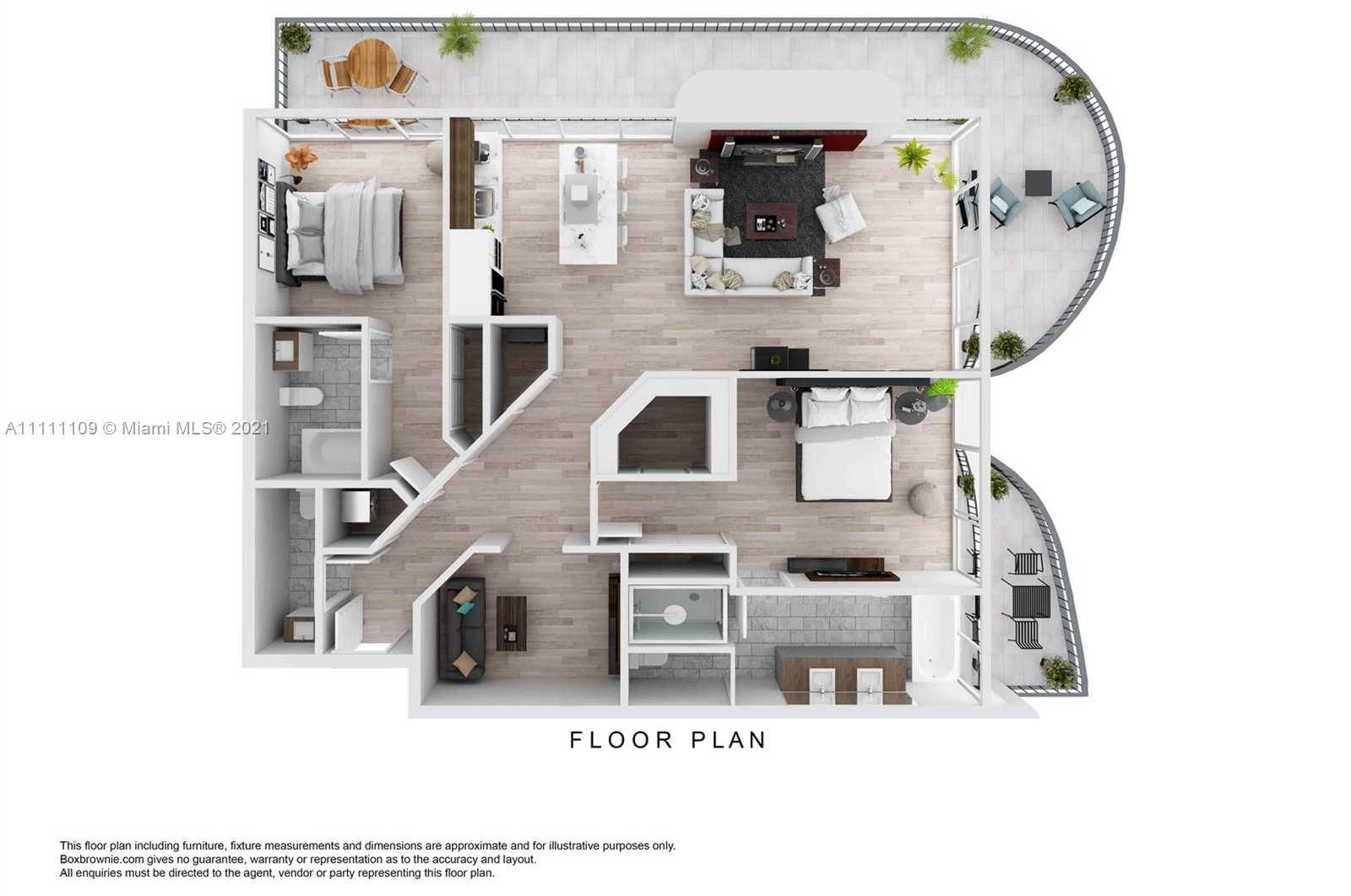 Small Image of 1000 BRICKELL PLAZA #1912, Miami Number 3
