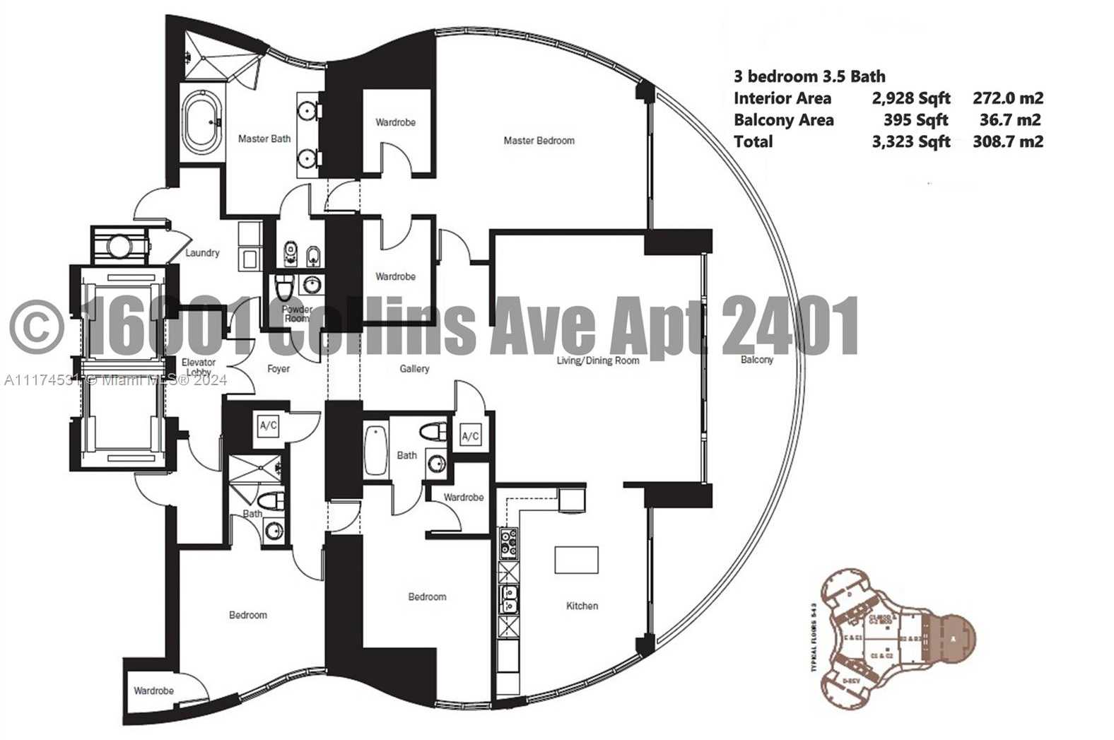 Small Image of 16001 COLLINS AVE #2401, Sunny Isles Beach Number 34