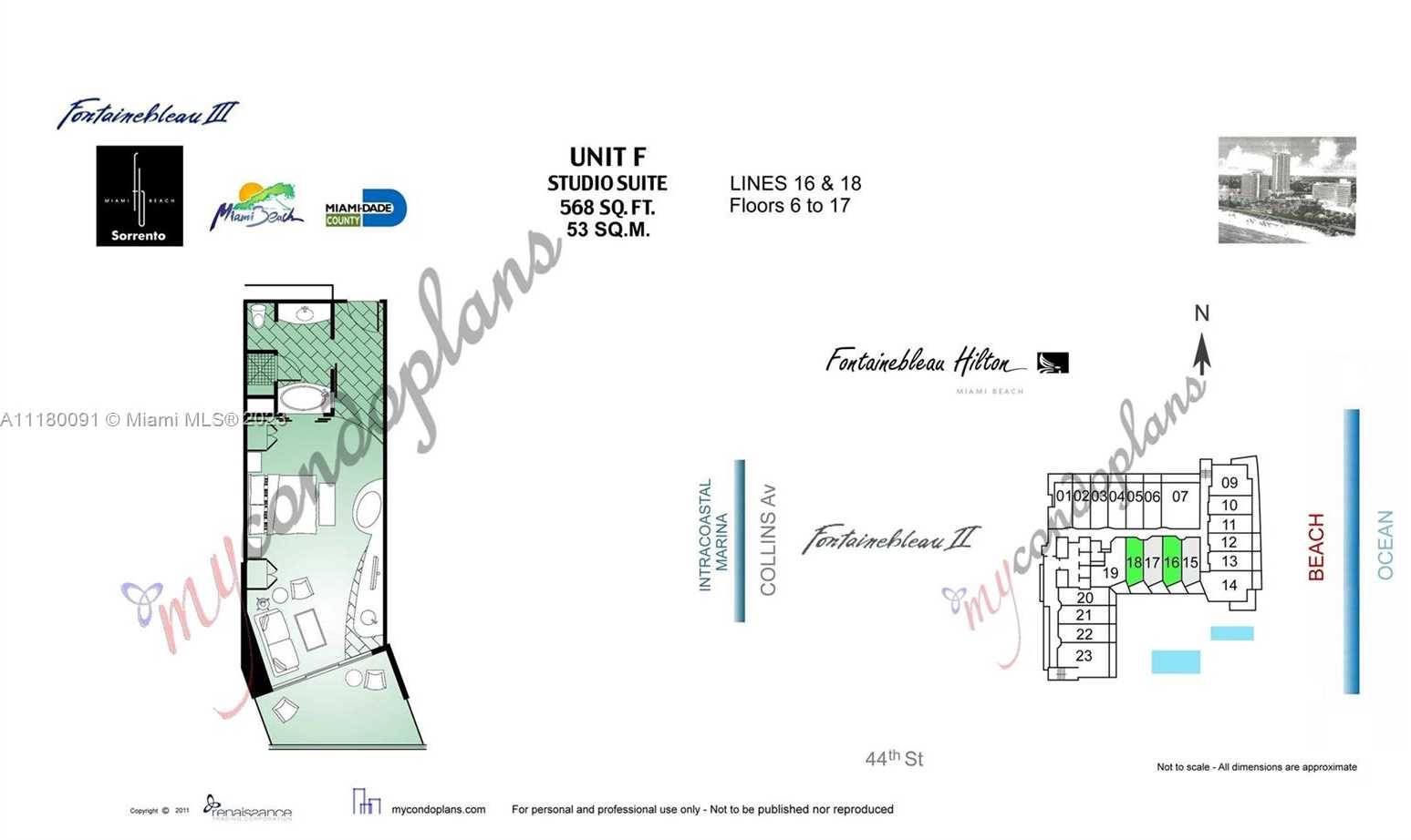 Small Image of 4391 COLLINS AVE #1016, Miami Beach Number 11