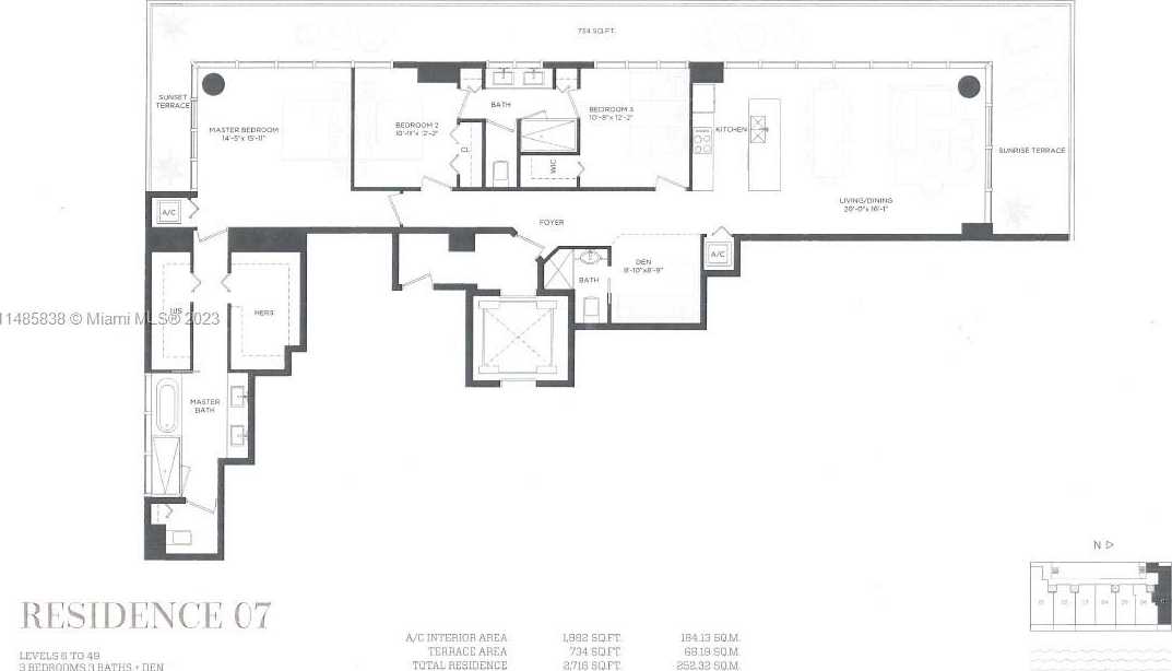Small Image of 480 NORTH EAST 31 STREET #3907, Miami Number 37