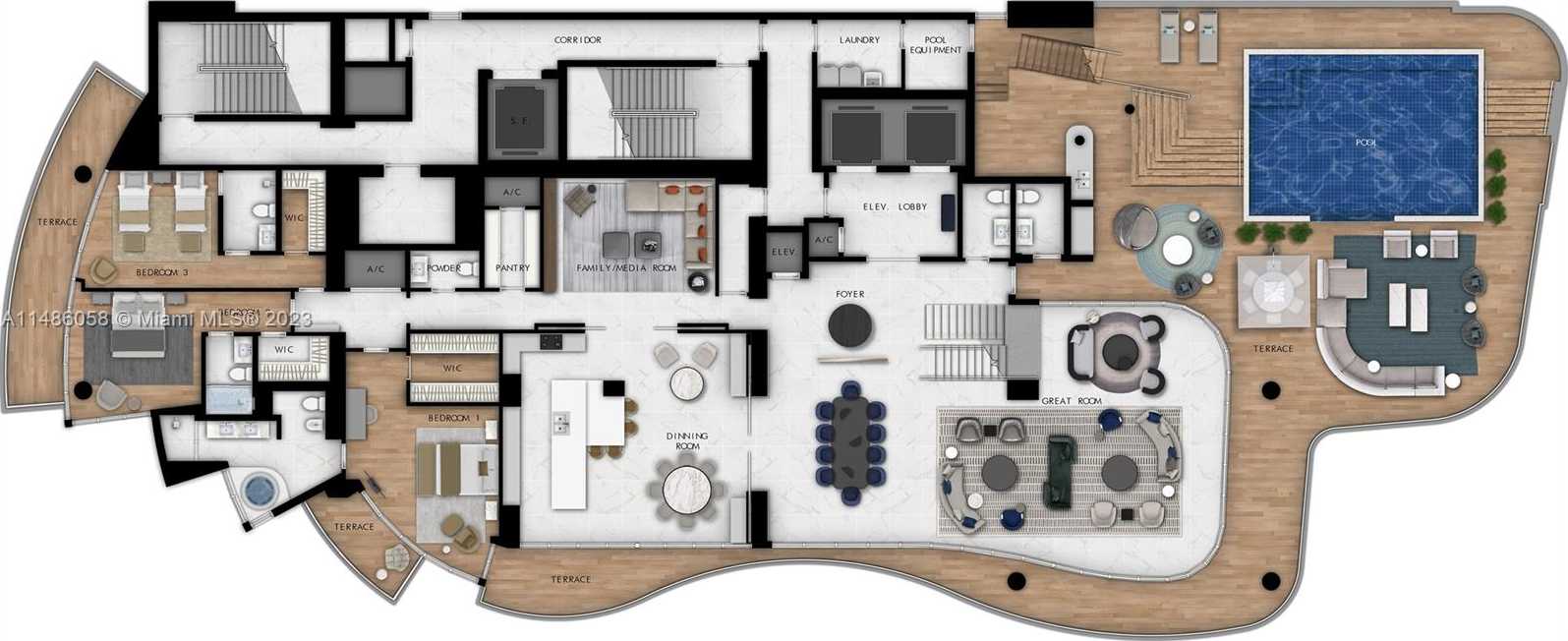 Small Image of 17475 COLLINS AVE #PH-3201, Sunny Isles Beach Number 10