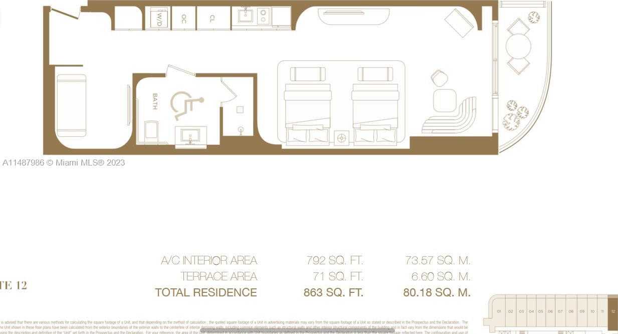Small Image of 801 SOUTH MIAMI AVE #412, Miami Number 24