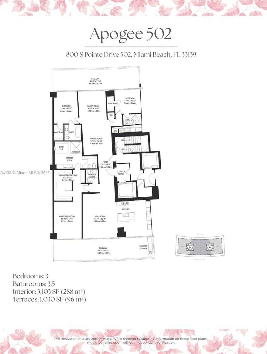 Small Image of 800 SOUTH POINTE DR #502, Miami Beach Number 12