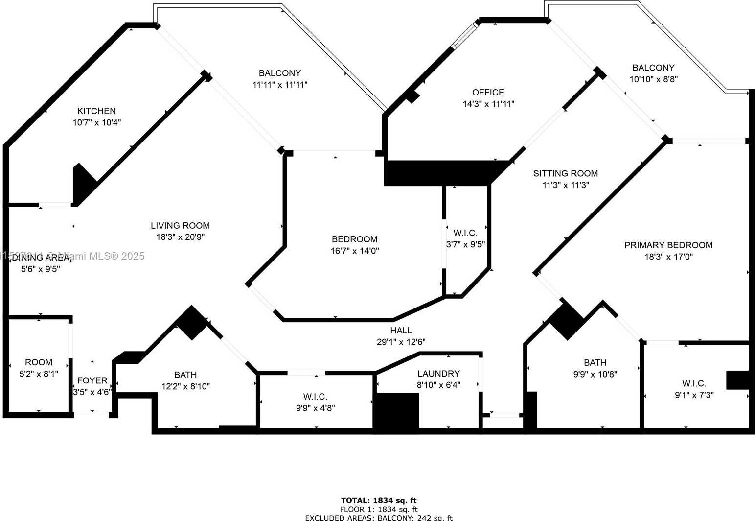 Small Image of 20185 EAST COUNTRY CLUB DR #202/203, Aventura Number 2