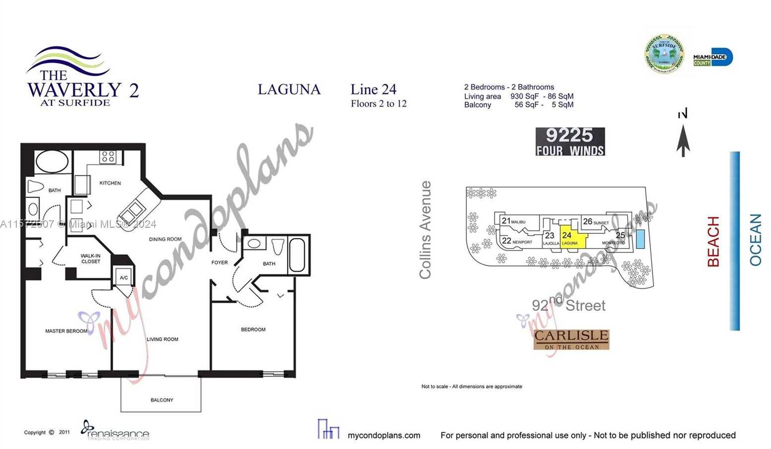 Small Image of 9201 COLLINS AVE #524, Surfside Number 17