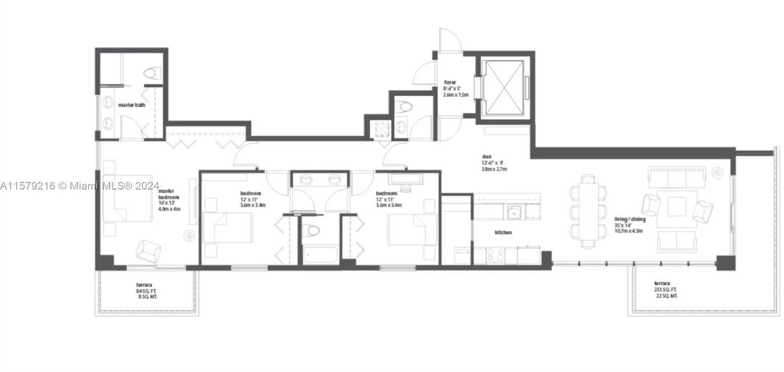 Small Image of 600 NORTH EAST 27TH ST #705, Miami Number 16