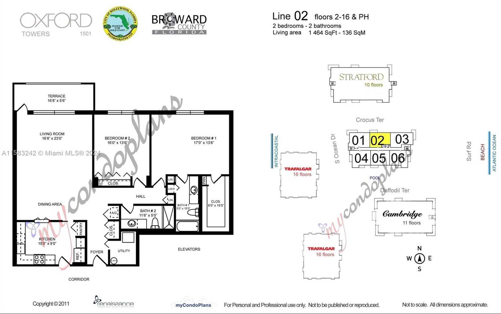 Small Image of 1501 SOUTH OCEAN DR #702, Hollywood Number 17