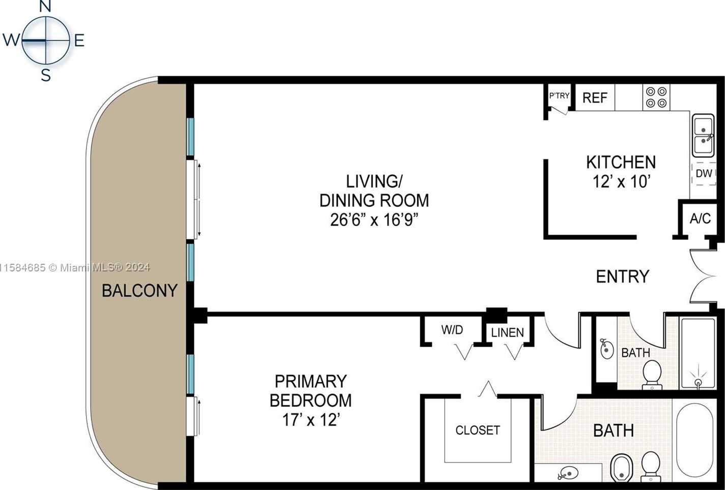 Small Image of 8877 COLLINS AVE #905, Surfside Number 16