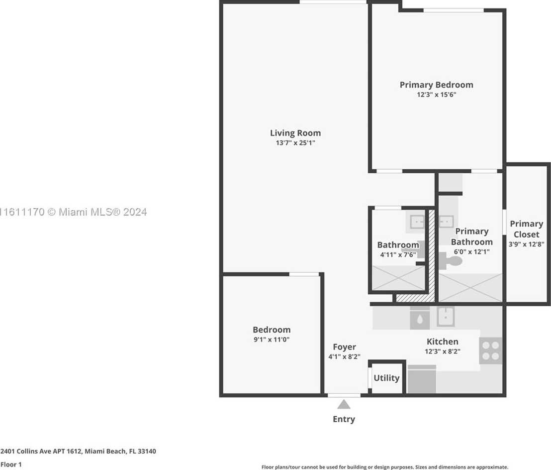 Small Image of 2401 COLLINS AVE #1011, Miami Beach Number 15