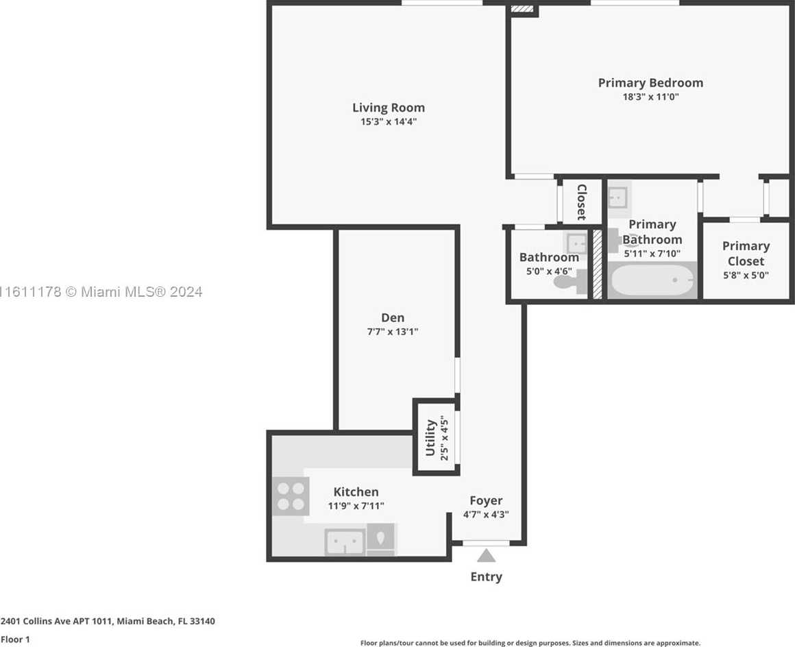 Small Image of 2401 COLLINS AVE #1612, Miami Beach Number 20